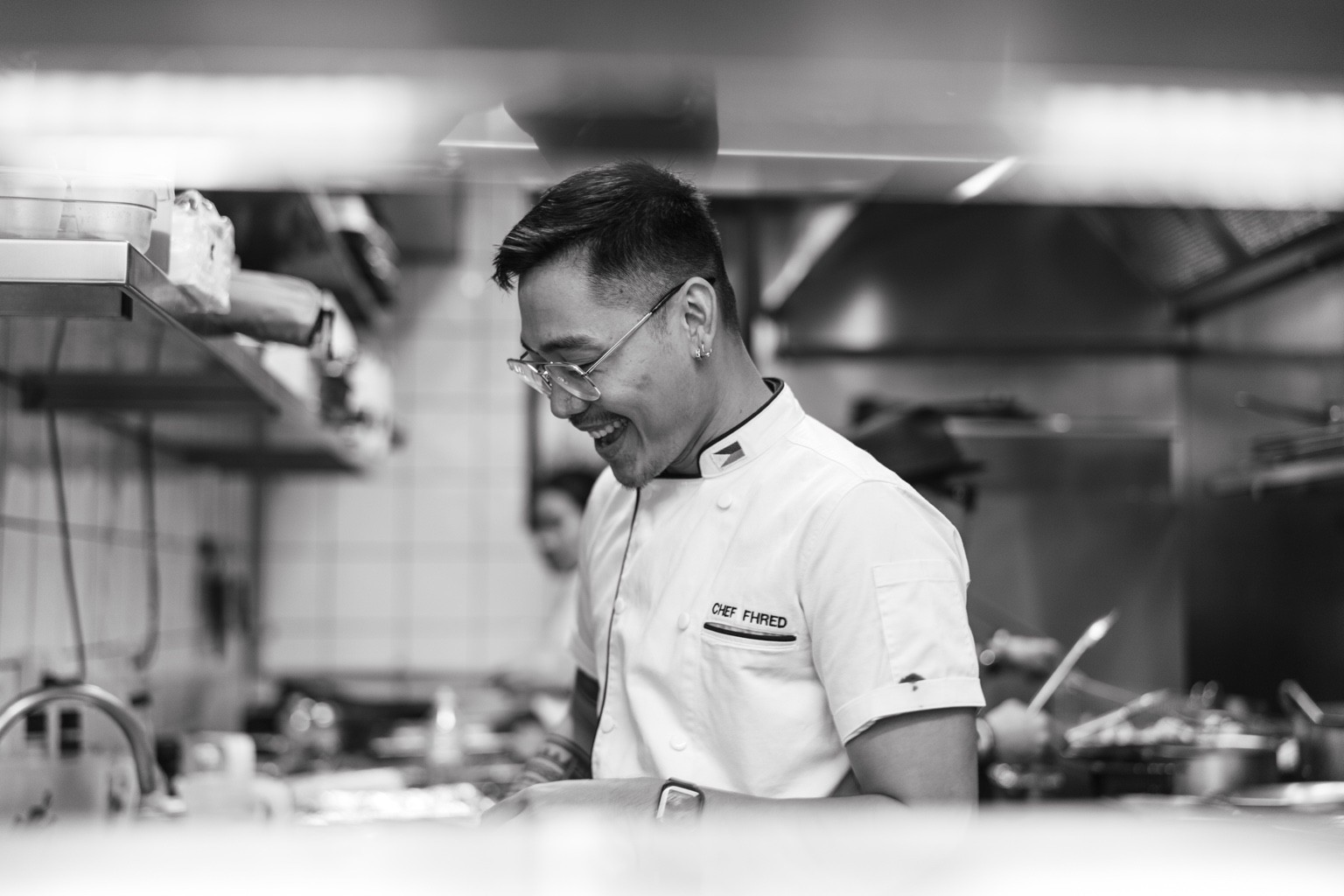Chef Fhred in chef uniform