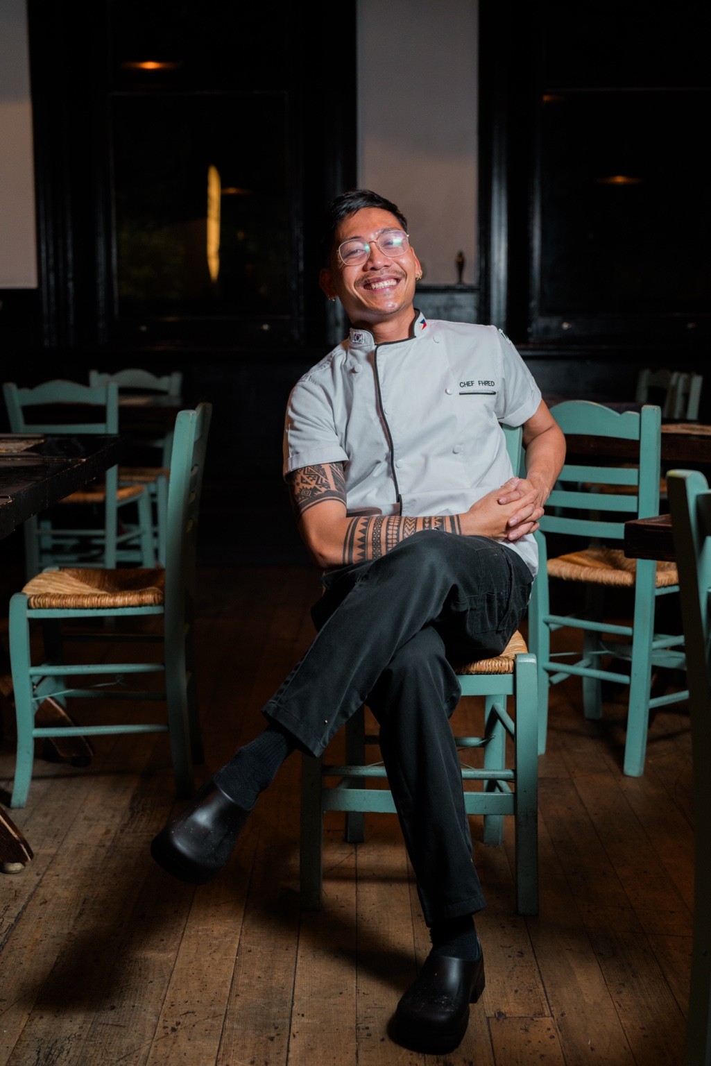 Chef Fhred in chef uniform